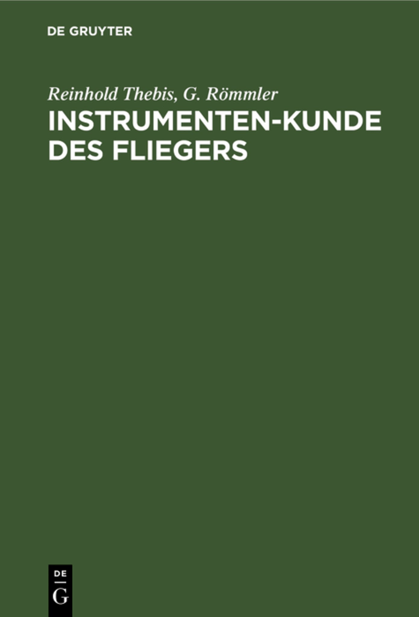 Instrumenten-Kunde des Fliegers